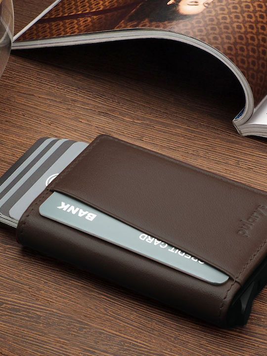 Leather Men's Wallet Classic Brown