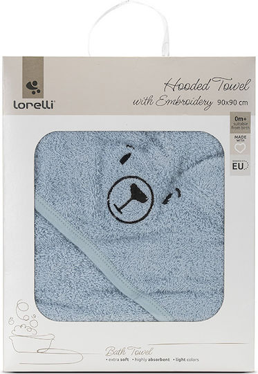 Lorelli Baby Bath Towel Bathrobe Hooded 90x90cm