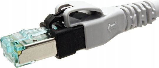Easylan S/FTP Cat.6a Ethernet Network Cable 0.5m Gray 1pcs