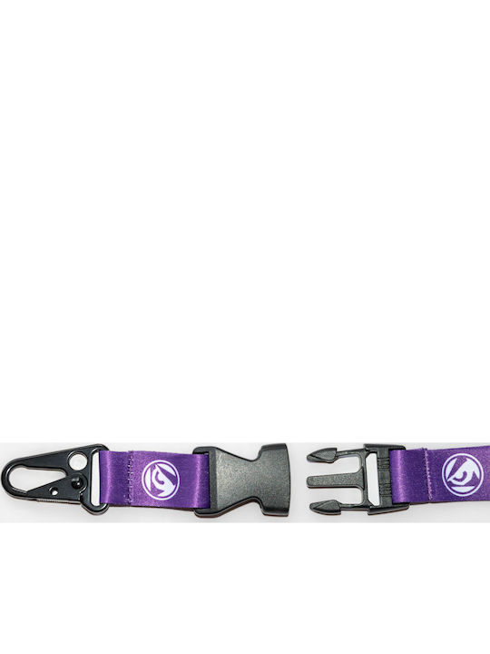 Μπρελόκ Λουράκι Λαιμού Bad Boy Logo Safebreak Bb-000084 Purple