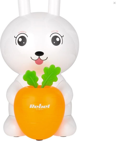 Rebel LED Kinder Schreibtischlampe Weiß