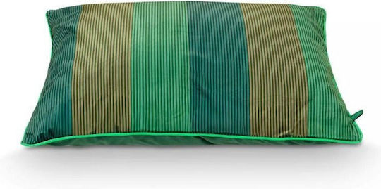 PiP Studio Възглавница за Диван Multi Stripes Зелена 50x70см