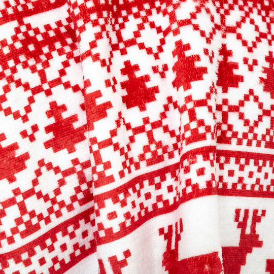 Fééric Lights and Christmas Pătură Cu Mâneci 85x118cm Roșu