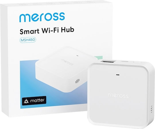 Meross MSH450MA Смарт Шлюз Wi-Fi Съвместим с Google Home Apple HomeKit Алекса и Материя