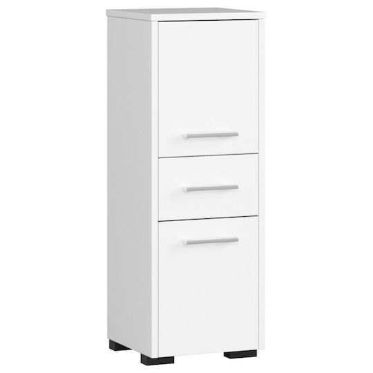 Akord Furniture Factory Coloană De Baie De Pardoseală M30xA30xÎ85cm Albă