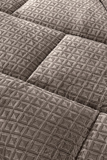 Guy Laroche Duvet Cover Single 160x240cm Profile Cocoa 530 GSMGsm