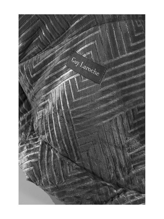 Guy Laroche Bettbezug Kleines Doppelbett 180x240cm York Anthracite 530 GSMGsm