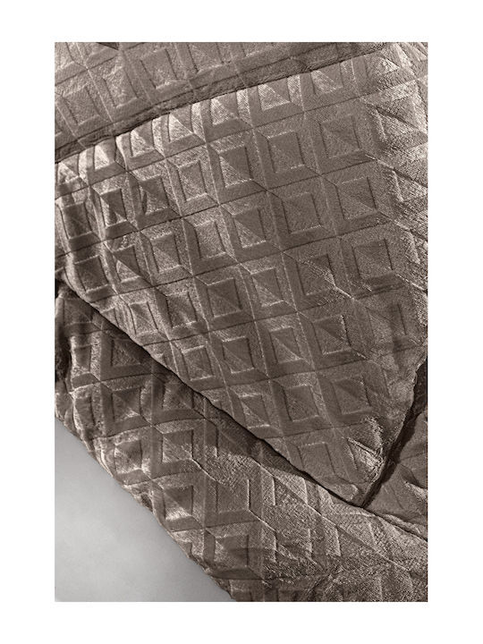 Guy Laroche Duvet Cover Single 160x240cm Profile Cocoa 530 GSMGsm