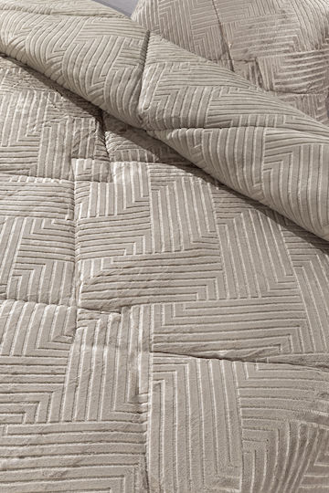 Guy Laroche Duvet Cover King Size 260x240cm York Natural 530 GSMGsm