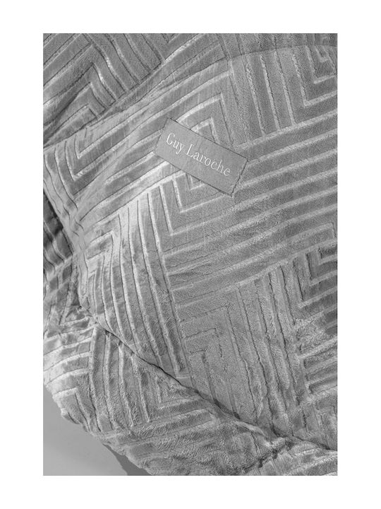 Guy Laroche Bettbezug Einzelbett 160x240cm York Silver 530 GSMGsm