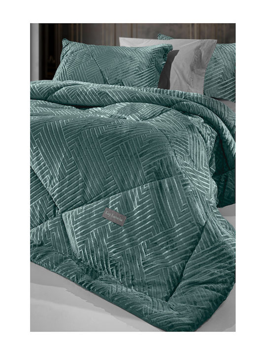Guy Laroche Duvet Cover King Size 260x240cm York Petrol 530 GSMGsm
