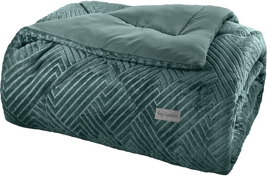 Guy Laroche Комбинирано одеяло Полутора 180x240бр York Петрол 530 г/м²Gsm