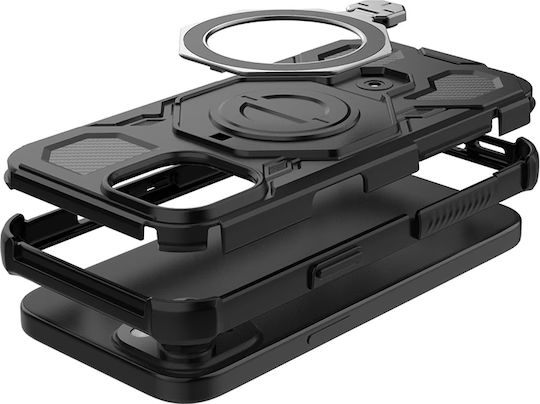 Techsuit Carbon Umschlag Rückseite Transparent (Redmi 15)