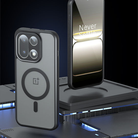 Techsuit Purefrost Umschlag Rückseite Silikon Schwarz (Oneplus 15 - Techsuit)