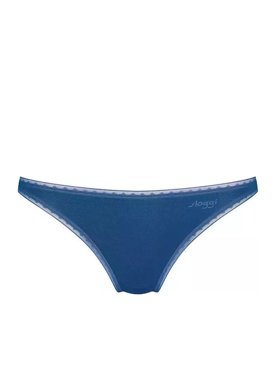 Go H Mini Βαμβακερά Women's Slip 2Pack Blue