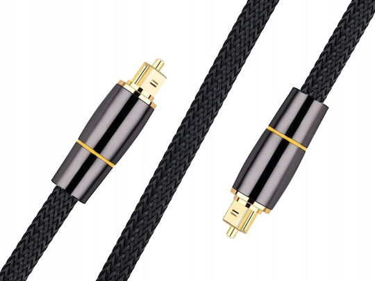 Verk Group Optical Audio Cable TOS male - TOS male Μαύρο 3m