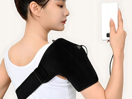 Verk Group Belt Massage for the Waist with Heating Function Black