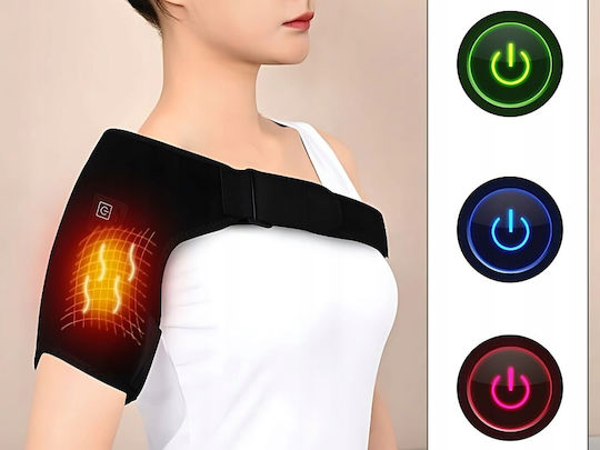 Verk Group Belt Massage for the Waist with Heating Function Black