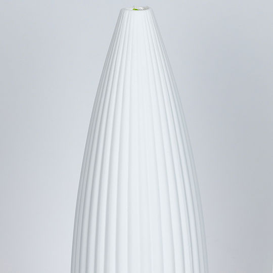 Βάζο Κεραμικό Λευκό Φ13.5xΥ46cm