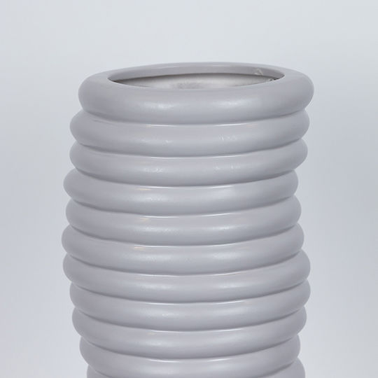 Βάζο Κεραμικό Γκρι Φ15.4xΥ45.5cm