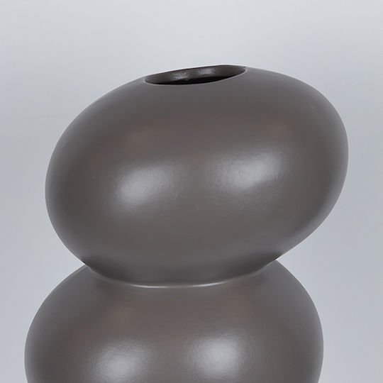 Βάζο Δαπέδου Κεραμικό Γκρι Φ20.5xΥ65.3cm Βάζο Δαπέδου Κεραμικό Γκρι Φ20.5xΥ65.3cm