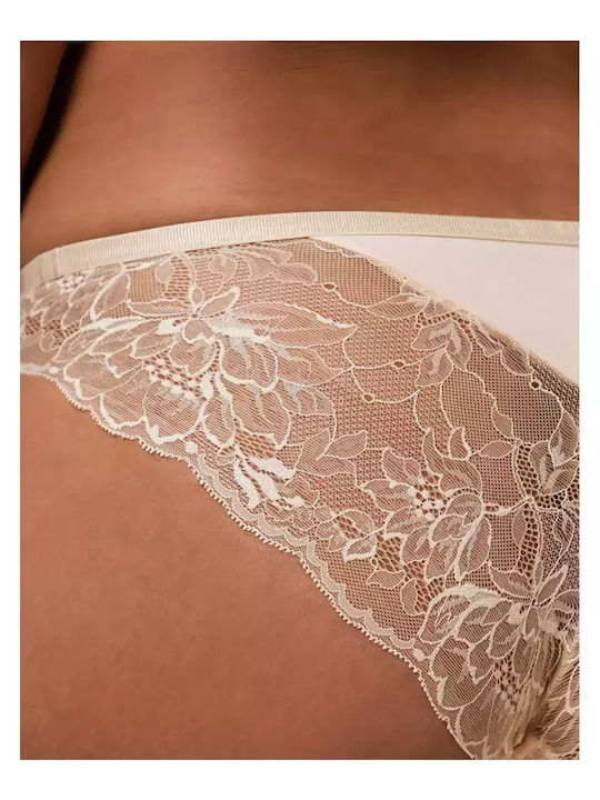 Amourette Charm Γυναικείο Brazil με Δαντέλα Μπεζ