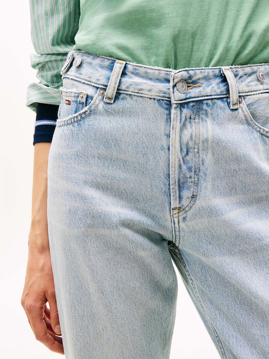 Herren Jeanshose mit Schlank Gerade Anwendung Hellblau