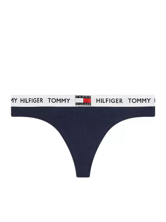 Βαμβακερό Γυναικείο String Navy Μπλε