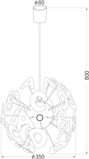 Aca Kids Ceiling Light