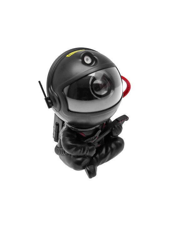 Dekorative Lampe Astronaut Schwarz