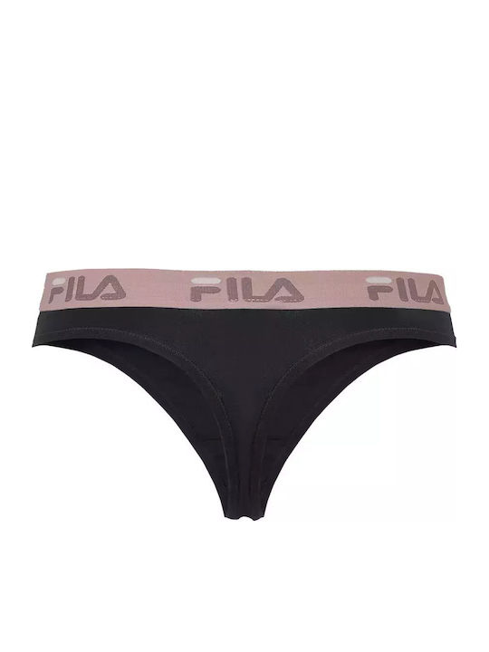 Βαμβακερό Γυναικείο String Μαύρο