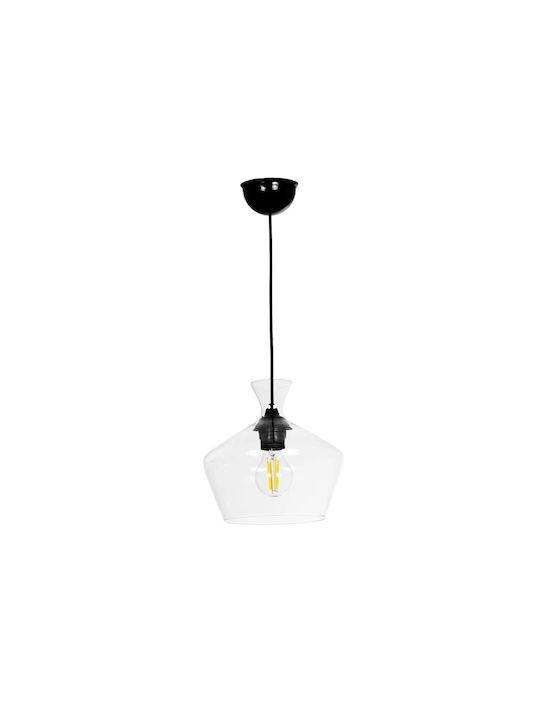 GloboStar Bohemia Висящо Осветително Тяло Прозрачен с Цокъл E27 22x22x22см.