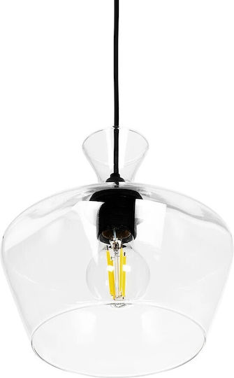 GloboStar Bohemia Hängelampe Transparent mit Fassung E27 22x22x22cm.