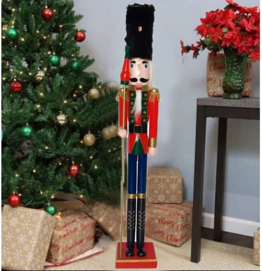Dream House Nutcracker de Crăciun Lemn Roșu
