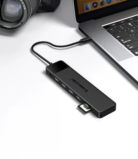Lemorele USB-C Docking Station mit HDMI 4K PD und Verbindung 2 Monitore Schwarz