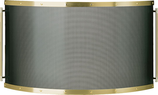Zogometal Гориво за камини от метал 90x50см Бронзов