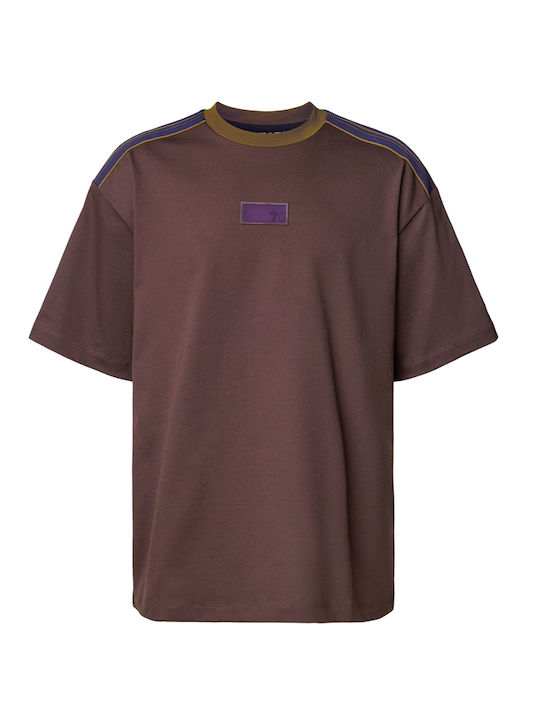 Γυναικείο T-shirt Καφέ, Μωβ, Πράσινο