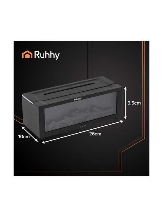Ruhhy LED Устройство за ароматерапия с таймер Черен 150мл 18435