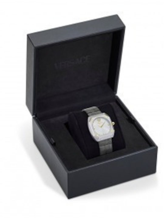 Versace Lady Women's Watch with Gray Leather Strap