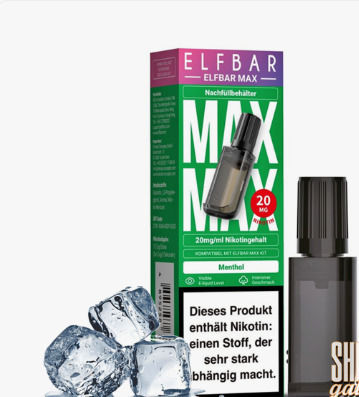Elf Bar Elf Bar Einweg-E-Zigarette 6000 Einweg-E-Zigaretten Blau 10ml 20mg Blaue
