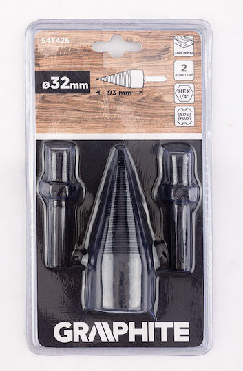 Graphite Τρυπάνι με SDS Plus Στέλεχος για Ξύλο 32mm