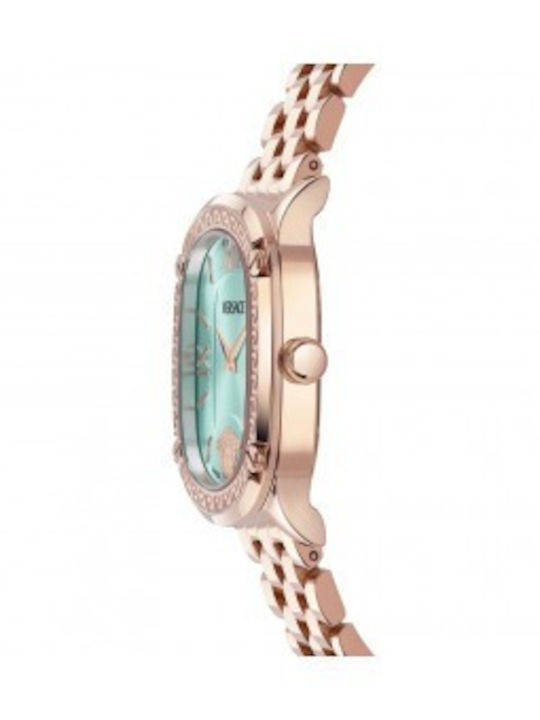 Versace Greca Damen Uhr mit Rose Gold Metallarmband