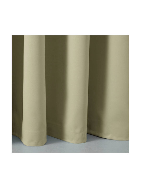 Saray Home Vorhang mit Bleistiftfalten Grüne 280x300cm