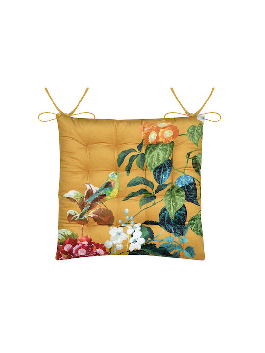 Μαξιλάρι Καρέκλας Κήπου Emmy Mustard 38x38εκ.