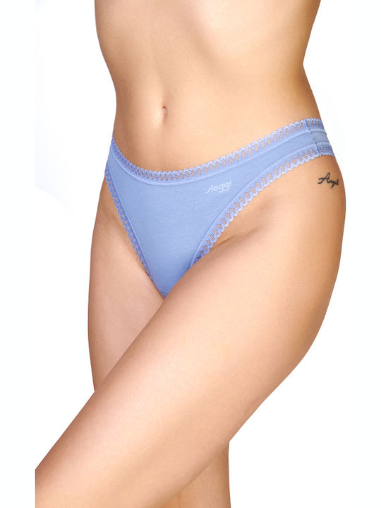 Βαμβακερά Damen Zeichenfolge 3Pack Blue