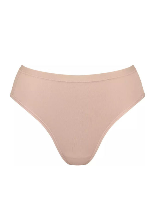 Βαμβακερά Women's Slip 3Pack Beige