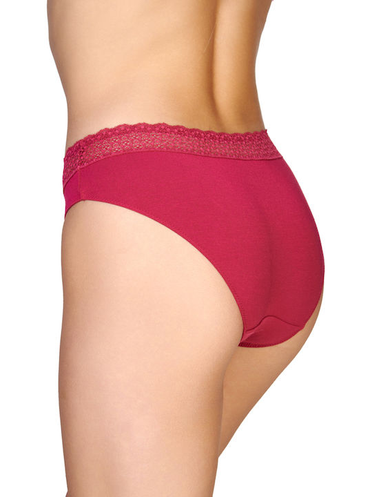 Feel Modal Tai Women's Slip Deep Red