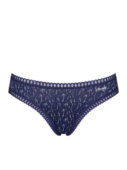 Βαμβακερά Femei Slip 3Pack Blue