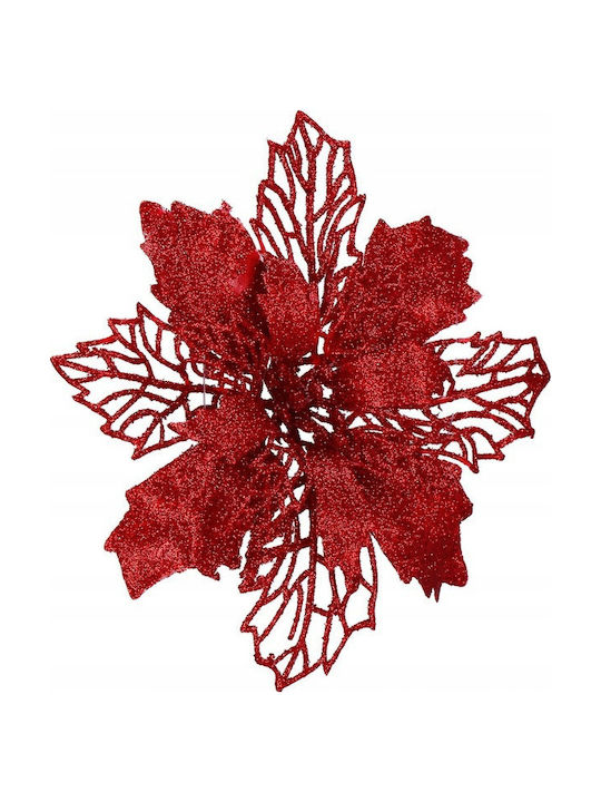 Weihnachtsdekoration Metallisch Blume Länge 16cm. 10Stück