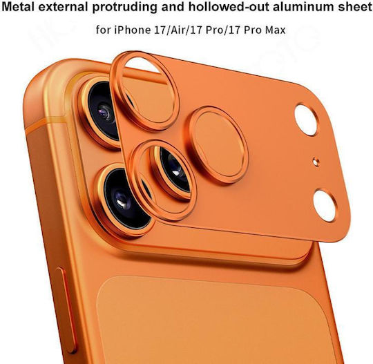 Iphone Air Titan-Kameraschutz aus Titan Schwarz